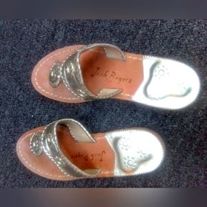 Josh Rogers Platinum Sandals